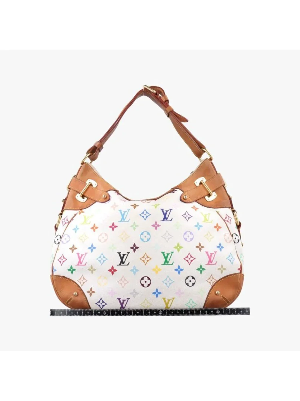 Louis Vuitton Greta Blanc Monogram Multicolor Shoulder Bag